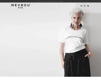 Mevrouandco.com(MEVROU & CO) Screenshot