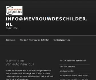 Mevrouwdeschilder.nl(Info@) Screenshot