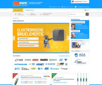 Mewa-Electronic.de(Mewa electronic) Screenshot