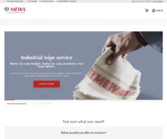 Mewa.co.uk(From £44.00/month ✶ The best wipes for every industry ✓ MEWA) Screenshot