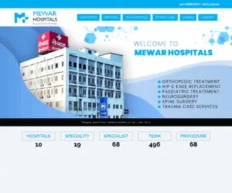 Mewarhospitals.com(Mewar Hospitals) Screenshot