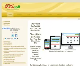 Mewsoft.com(Auction software) Screenshot
