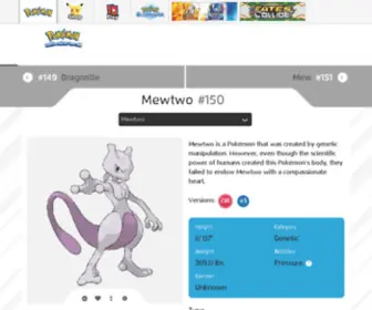 Mewtwo.com(Mewtwo) Screenshot