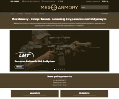 Mexarmory.pl(Mex armory) Screenshot