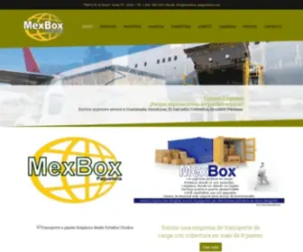 Mexbox-Paqueteria.com(Paquetería) Screenshot