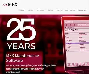 Mex.com.au(Maintenance Software) Screenshot