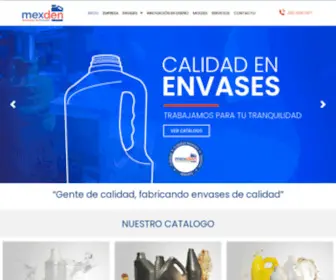 MexDen.com(Mexicana de envases) Screenshot