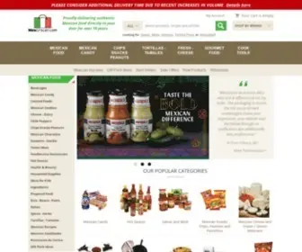 Mexgrocer.com(Mexican food and Mexican recipes at MexGrocer.com) Screenshot