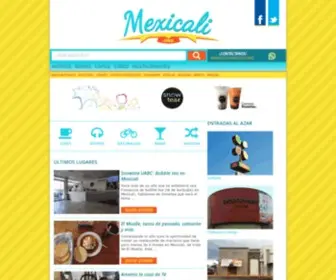 Mexicali.org(Restaurantes, cafés, cines, bares, eventos) Screenshot