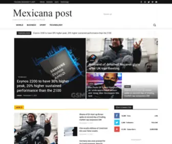 Mexicanapost.com(Mexicana Post) Screenshot