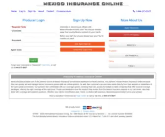 Mexicaninsuranceonline.com(Mexico Insurance Online) Screenshot