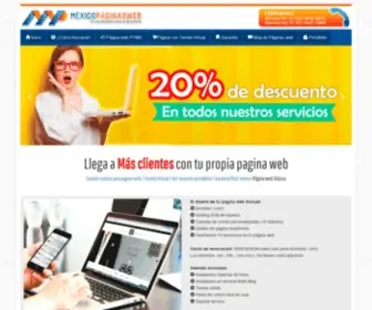 Mexico-Paginasweb.com(Paginas Web Mexico) Screenshot