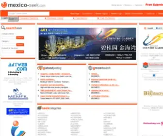 Mexico-Seek.com(Mexico free business directory listing) Screenshot