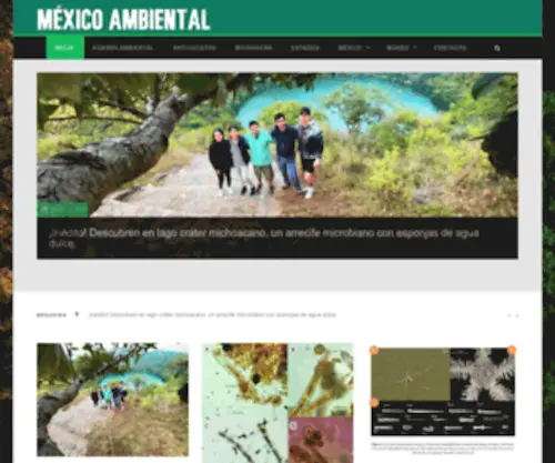 Mexicoambiental.com.mx(Mexico Ambiental) Screenshot
