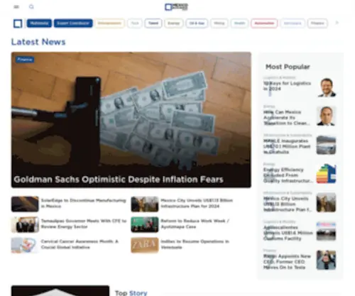 Mexicobusiness.news(Mexico Business News) Screenshot