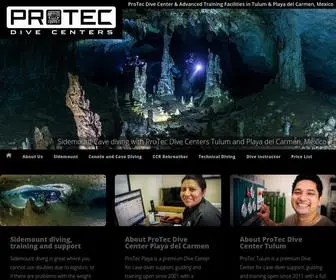 Mexicocavediving.info(Mexcio Cenote and Cave diving) Screenshot