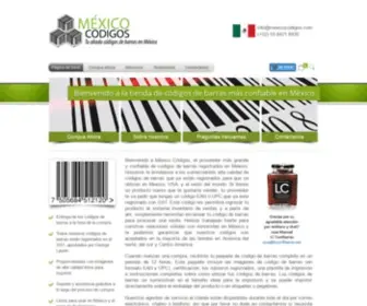 Mexicocodigos.com.mx(Mexico Codigo de barras) Screenshot