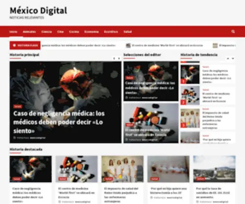 Mexicodigital.science(México Digital) Screenshot