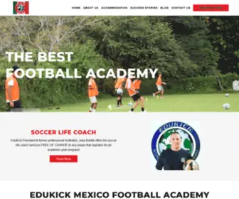 Mexicofootballsoccer.com(Mexico Football Academy) Screenshot