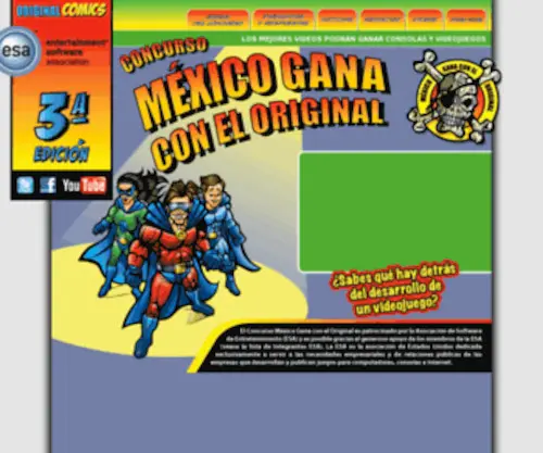Mexicoganaconeloriginal.com.mx(Entertainment Software Association) Screenshot