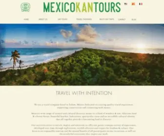 Mexicokantours.com(Tulum Mayan Riviera guided eco tours) Screenshot