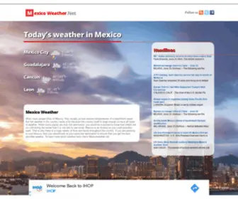 Mexicoweather.net(Mexico Weather) Screenshot