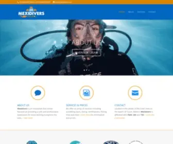 Mexidivers.com(DIVE IN TO THE MAYAN UNDERWORLD) Screenshot