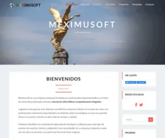 Meximusoft.com(Soluciones Informáticas Completamente Integrales) Screenshot