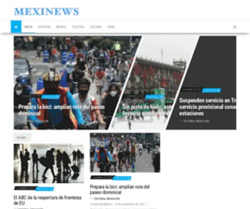 Mexinews.com.mx(Inicio) Screenshot