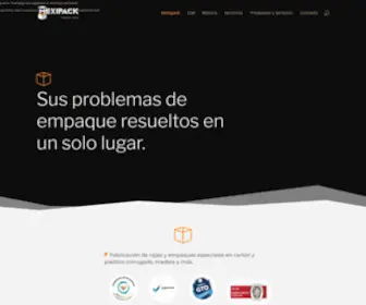 Mexipack.com.mx(Empaques especializados) Screenshot