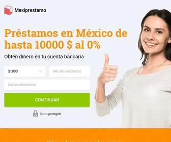 Mexiprestamo.org(Mexiprestamo) Screenshot