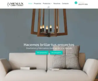 Mexlux.com.mx(Inicio) Screenshot