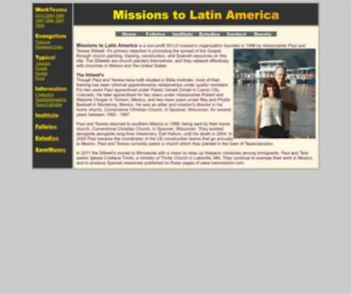 Mexmission.com(Missions to Latin America) Screenshot