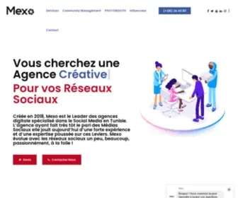 Mexo.tn(Agence de Marketing Digital) Screenshot