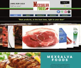 Mexsalvafoods.com(Food Delivery) Screenshot