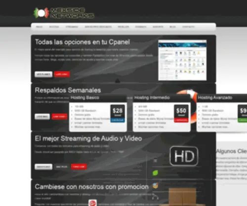 Mexside.com.mx(Mexisde Networks) Screenshot