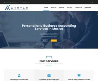 Mextax.com.mx(MexTax Accounting Services Mexico) Screenshot