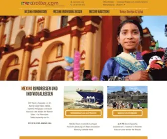 Mextrotter.com(Mexiko Reisen) Screenshot