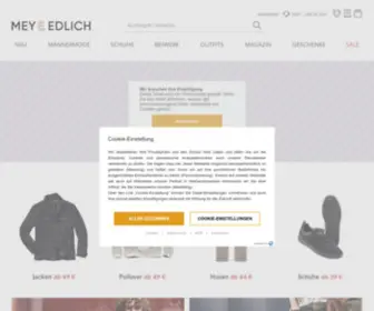 Mey-Edlich.de(Mode für Männer) Screenshot