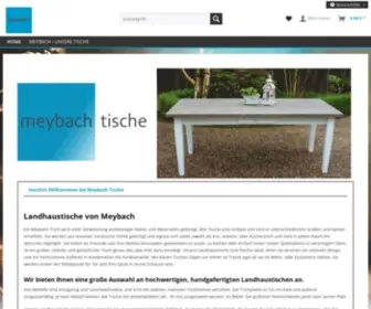 Meybach.com(Landhaustische online kaufen) Screenshot