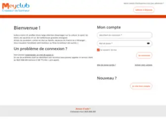 Meyclub.com(Créateur de loisirs) Screenshot