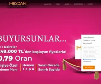 Meydaneryaman.com(Meydan Eryaman Konut Projesi) Screenshot