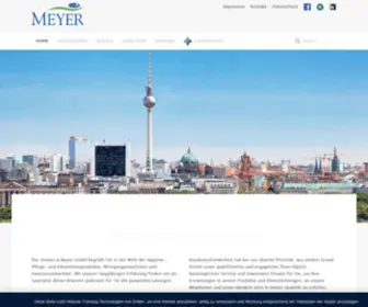 Meyer-Berlin.com(Johann A. Meyer GmbH) Screenshot