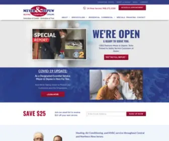 Meyer-Depew.com(New Jersey Heating) Screenshot