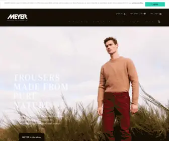 Meyer-Hosen-AG.de(Top quality men's pants) Screenshot