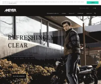 Meyer-Hosen.com(MEYER makes trousers for men) Screenshot