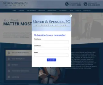 Meyer-Spencer.com(Westchester & Putnam County Estate Planning Lawyer) Screenshot