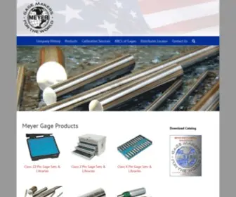 Meyergage.com(Meyer Gage Company) Screenshot