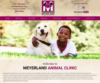 Meyerlandanimalclinic.com(Meyerlandanimalclinic) Screenshot
