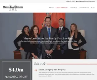 Meyerlawoffices.com(Learn why Meyer Law Offices) Screenshot